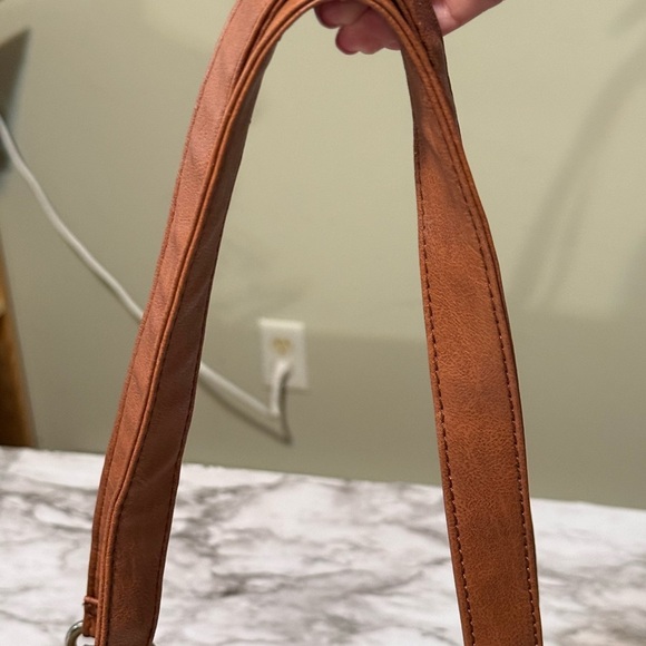 Rosetti Brown and Cream Shoulder Bag with Textured Design - Picture 6 of 14